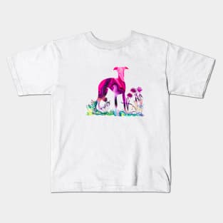 Summer Whippet Kids T-Shirt